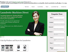 Tablet Screenshot of laundrettemachinesdirect.co.uk